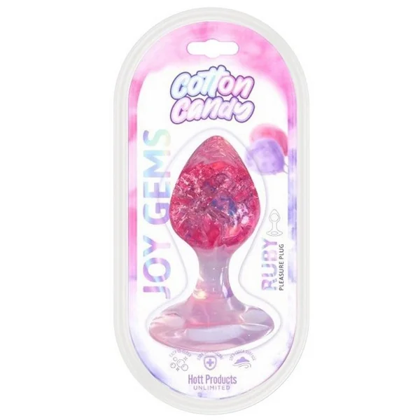 Cotton Candy Joy Gems Silicone Pleasure Anal Plug — Assorted Style Variants