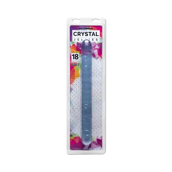 Couples Dildos: Crystal Jellies Double Dong Pink 18