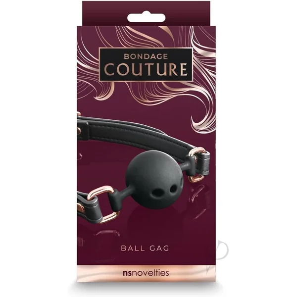 Couture Black Ball Gag