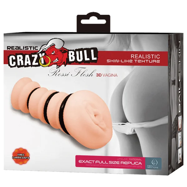 Crazy Bull Rossi Flesh Masturbator Sleeve - Vagina