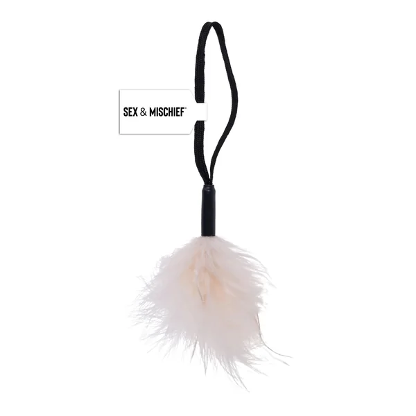 Cream Peaches N CreaMe Wrist Feather Tickler – Soft Sensual Toy