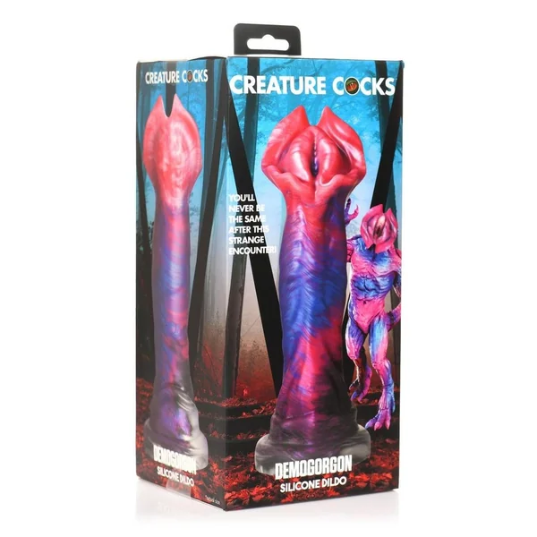Creature Cocks Demogorgon Silicone Dildo - Multicolor