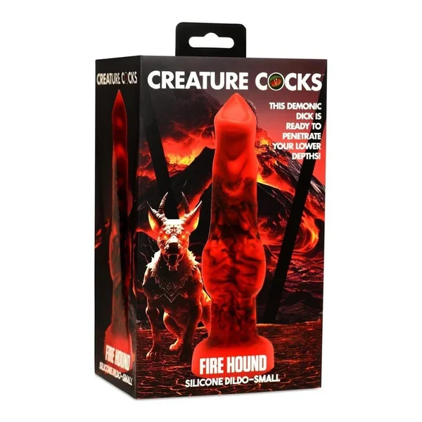 Creature Cocks Fire Hound Silicone Dildo