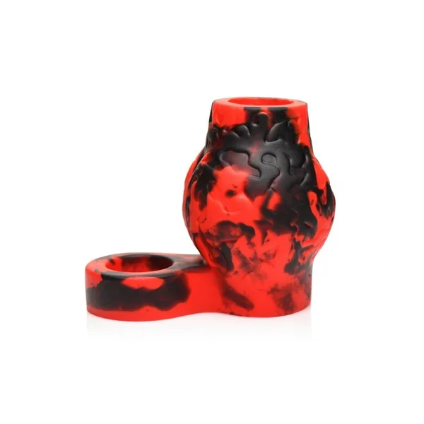 Creature Cocks Hell Hound Silicone Penis Sleeve – Large – Red/Black