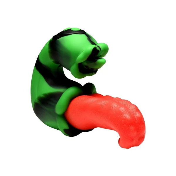 Creature Cocks Tongue Lasher Rechargeable Silicone Vibrator – Green