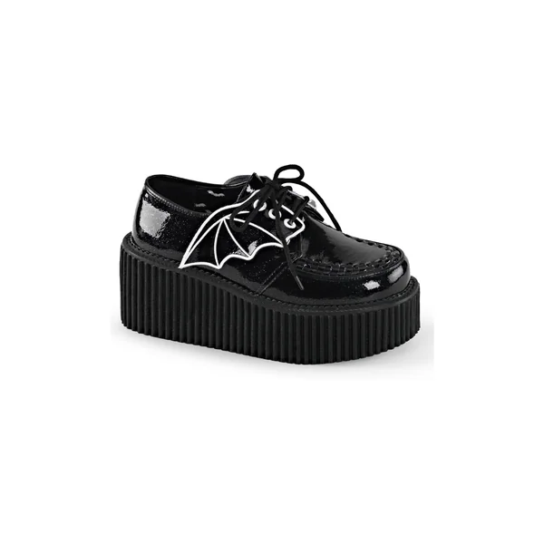 CREEPER-205 Black Glitter Creeper
