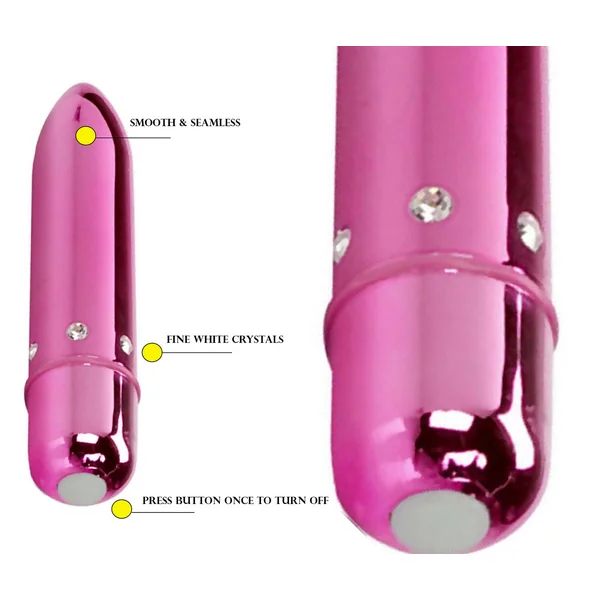 Crystal High Intensity Bullet Vibrator Waterproof