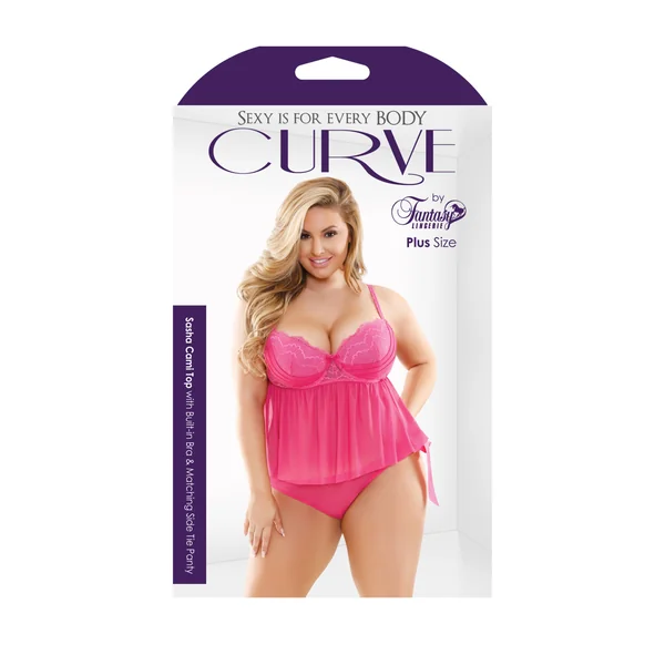 Curve Sasha Cami Top With Matching Panty