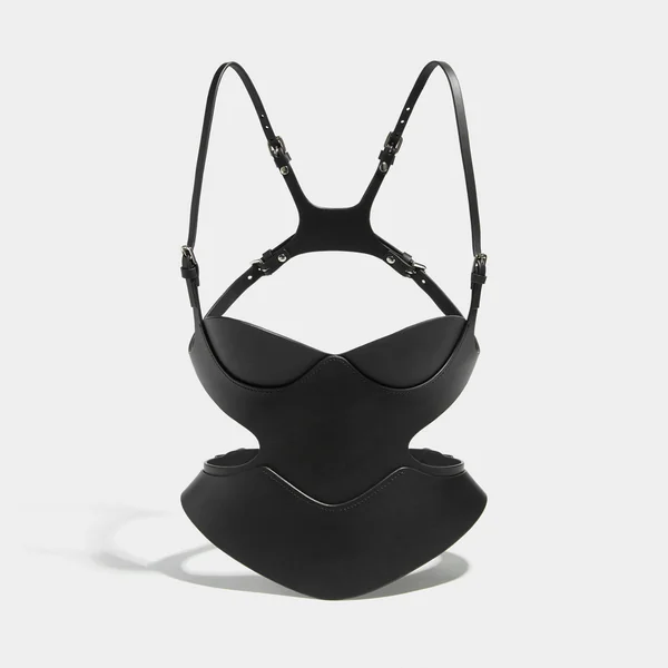 CURVED BALCONY BODICE BLACK