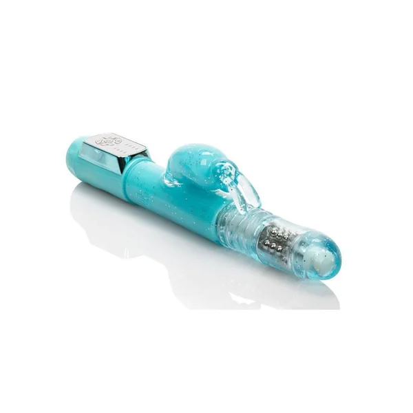 Dazzle Xtreme Thruster Beaded Rabbit Vibrator Waterproof Blue