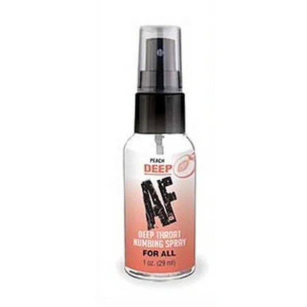Deep AF Deep Throat Numbing Spray 1oz – Peach