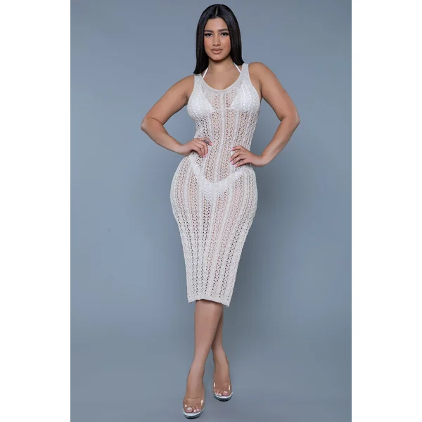 Delilah Crochet Midi Coverup Dress
