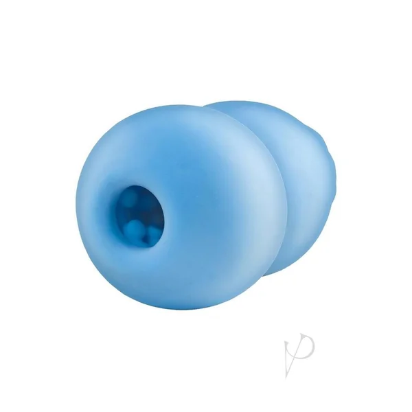 Delite Heated Rose Rechargeable Masturbator - Blue