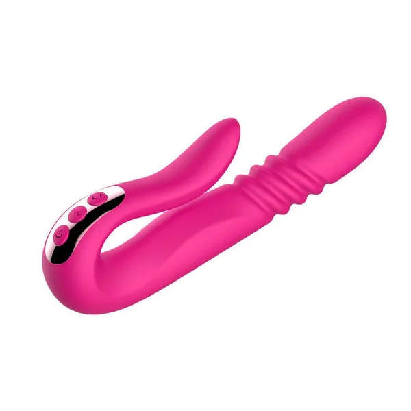 Deluxe Intelligent Telescopic Rotating Thrusting Dual Stimulating Vibrator