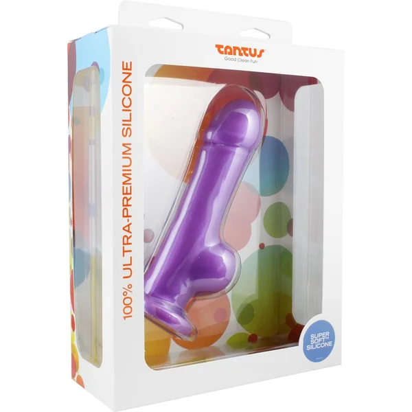 Destiny Super Soft Silicone Dildo Waterproof Purple Haze 5 Inch