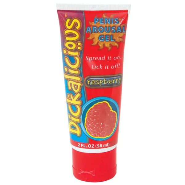 Dickalicious Penis Arousal Gel 2 oz - Raspberry