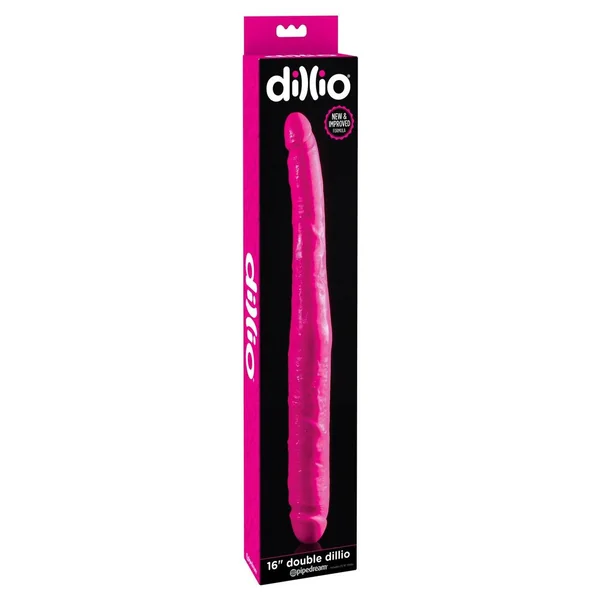 Dillio Double Dong Pink 16 Inch