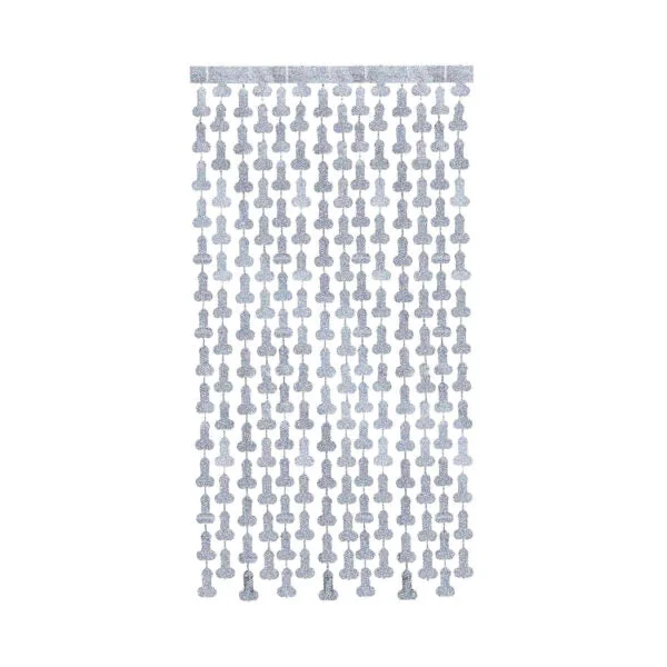 DISCO FOIL PENIS CURTAINS