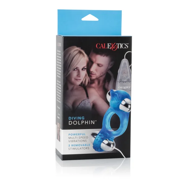 Diving Dolphin Dual Vibrating Cock Ring