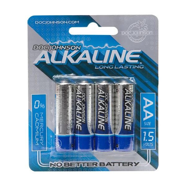 Doc Johnson Alkaline Batteries AA 4 Pack