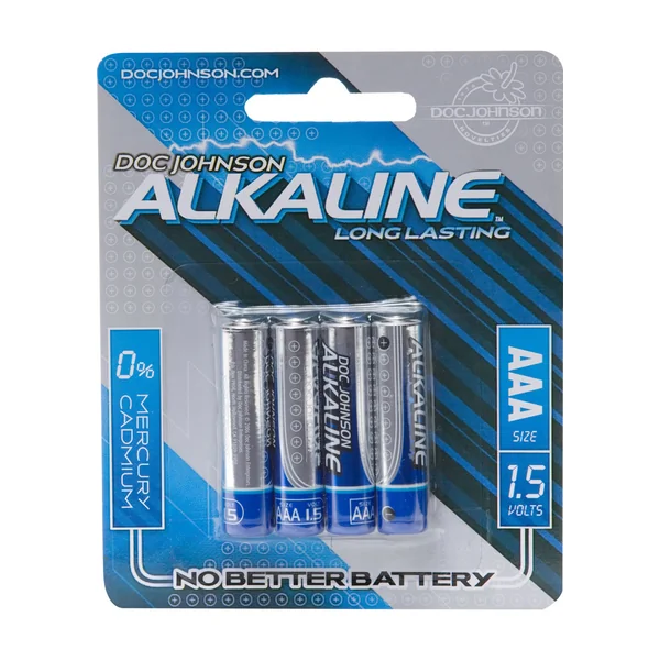 Doc Johnson Alkaline Batteries AAA 4 Pack