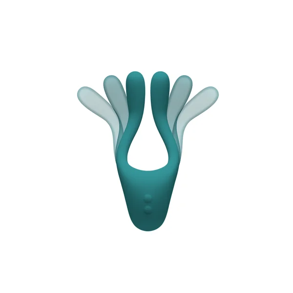 Doc Johnson - TRYST v2 Bendable Multi-Erogenous Zone Massager & Remote - Teal