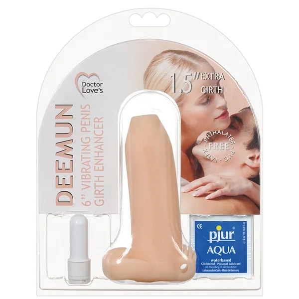 Doctor Love's Deemun Vibrating Penis Girth Enhancer 6" X 1.5"
