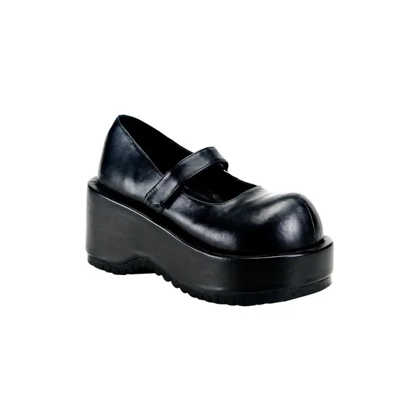 DOLLIE-01 Lolita | Black Faux Leather