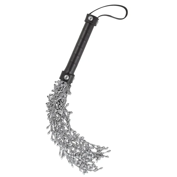 Dominant Submissive Collection Ultimate Studded Iron Chain Whip 16 Inches