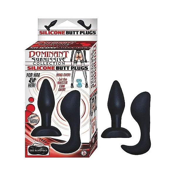 Dominant Submissive Silicone Butt Plugs