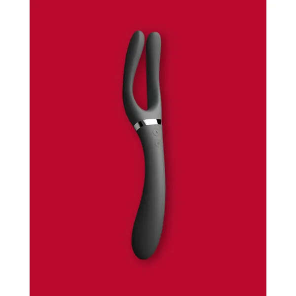 Dorcel Infinite Joy Bendable Forked Vibrator – Black