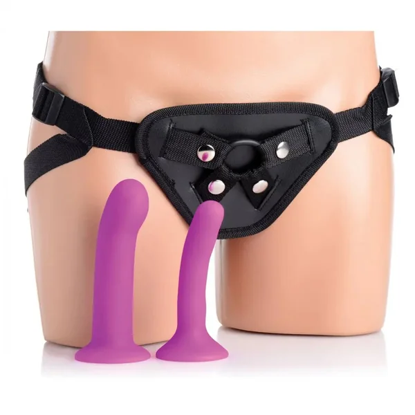Double G Deluxe Vibrating Strap-On Dildo Pegging Kit