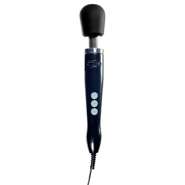 Doxy Die Cast Wand Metal Plug-In Vibrating Body Massager – Black
