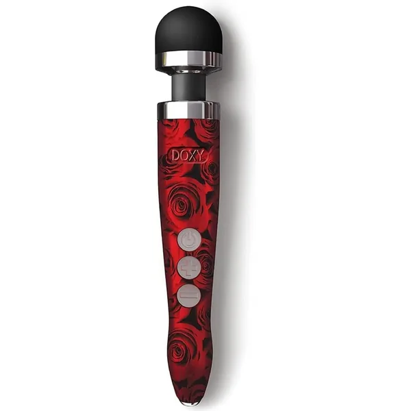 Doxy Wand Vibrator Sex Toy Die Cast 3R Rechargeable Wand Vibrator Roses