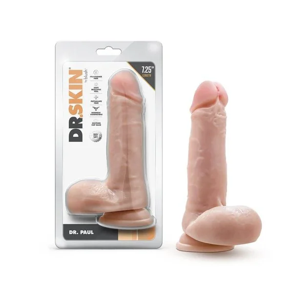 Dr. Skin Dr. Paul Realistic 7.25″ Dildo with Balls