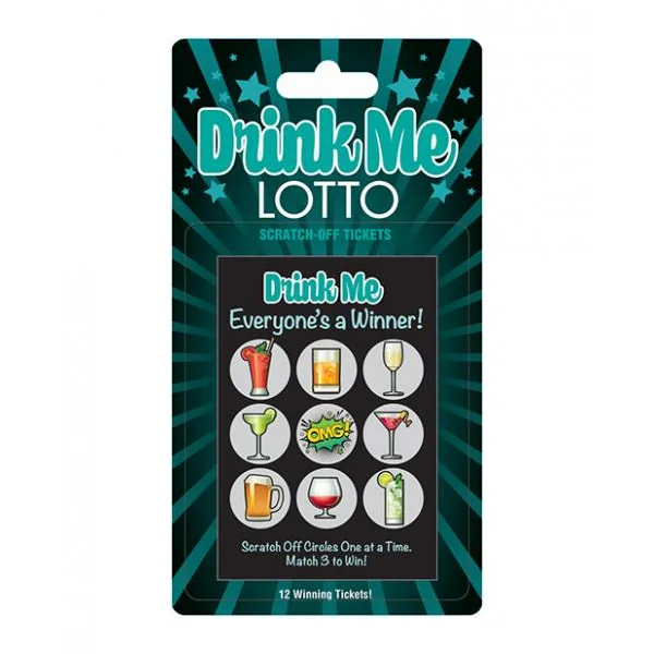 Drink Me Lotto Scratch Off Tickets 12
