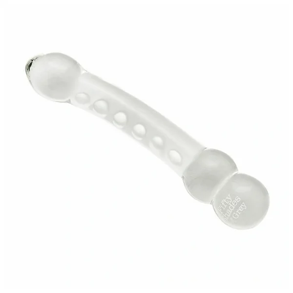 Drive Me Crazy Glass Massage Wand – Transparent