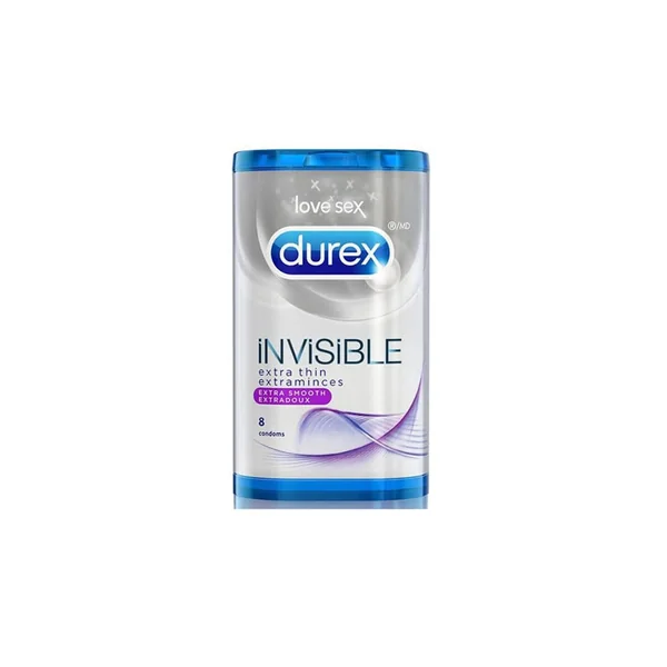 Durex - Extra Smooth - Invisible Extra Thin - 8 Pack