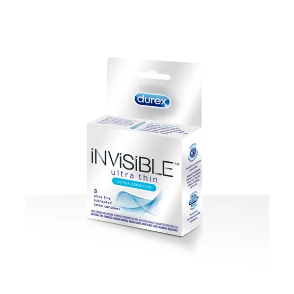 Durex Invisible 3 Pack