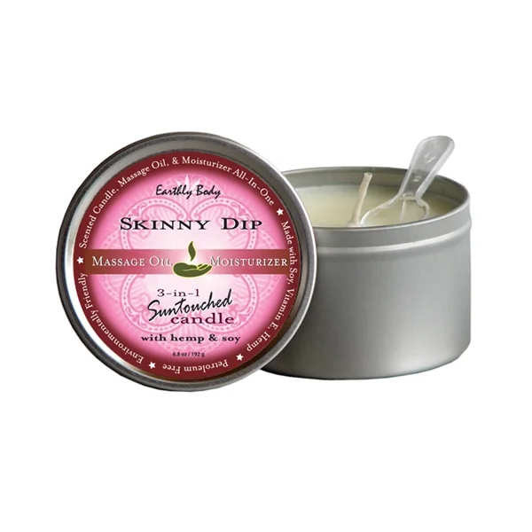 Earthly Body 3 In 1 Suntouched Candle Skinny Dip