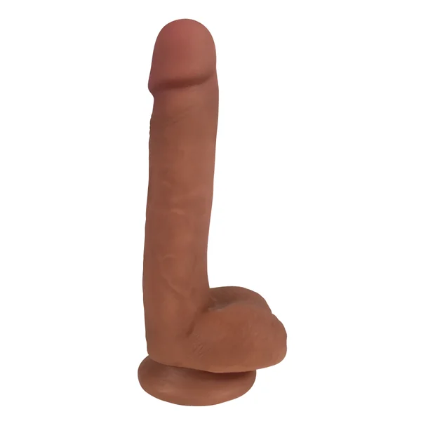 Easy Riders 7 Inch Dual Density Dildo With Balls – Tan