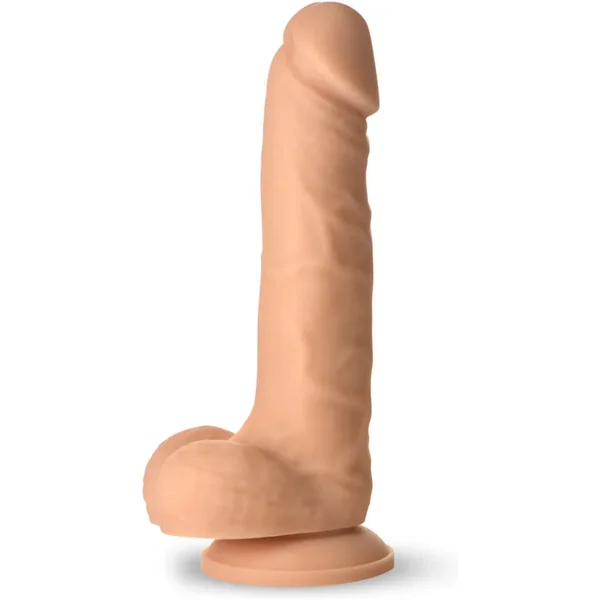 Easy Riders 7 Inch Silicone Dildo with Balls – Light