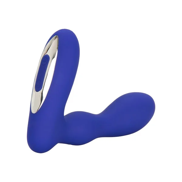 Eclipse Rechargeable Silicone Pleasure Probe Butt Plug – Blue