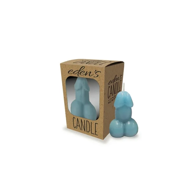 Edens Penis Candle Blue