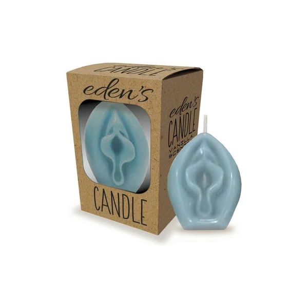 Edens Vagina Candle Blue