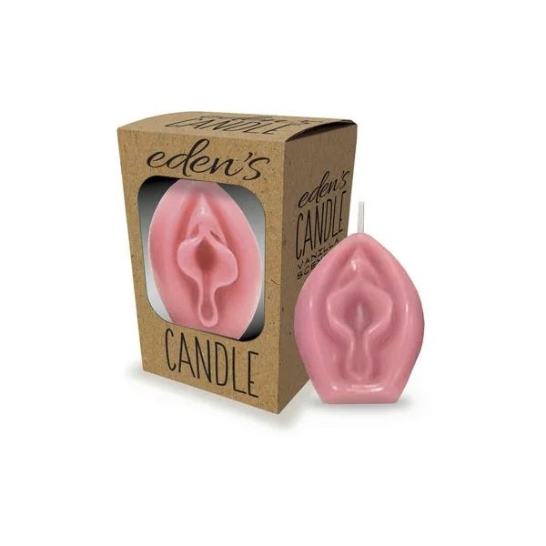 Edens Vagina Candle Rose