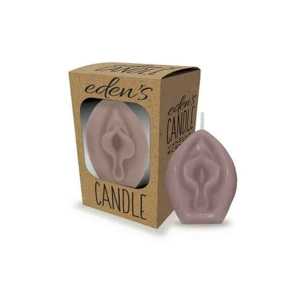 Edens Vagina Candle Taupe