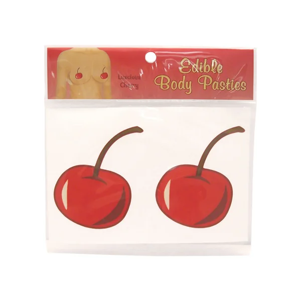 Edible Body Pasties Luscious Cherry