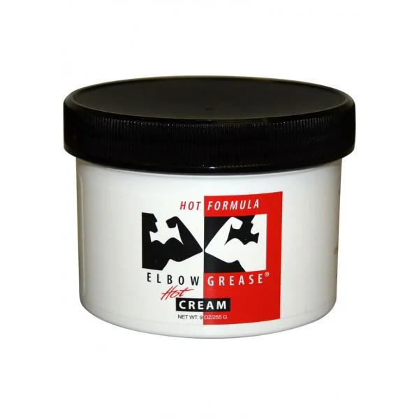 Elbow Grease Hot Cream Lubricant 9oz Jar