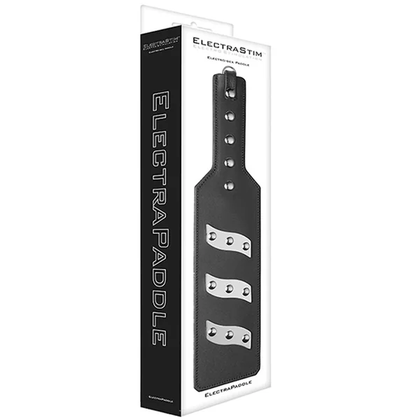ElectraStim ElectraPaddle Electro-Sex Leather Paddle Black
